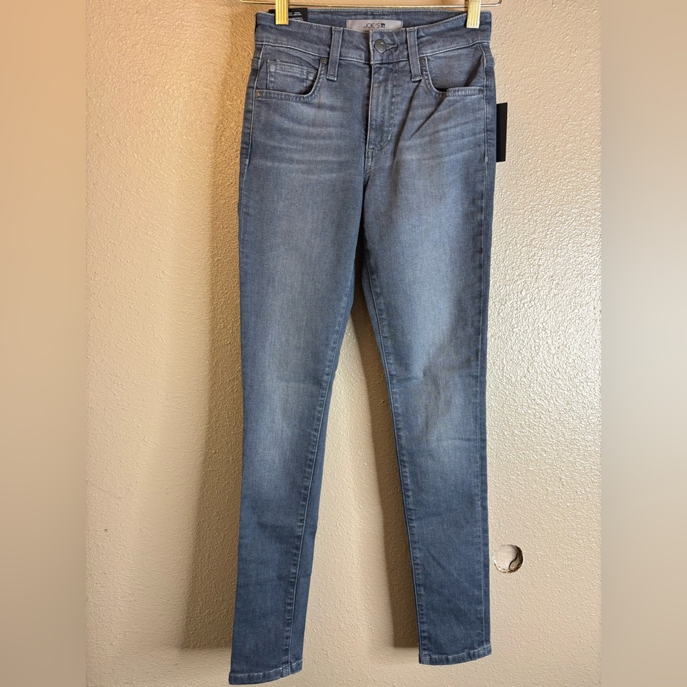Joe's Jeans Womens Curvy Skinny Ankle Jeans Size 23 Stretch Mid-Rise Gray
